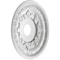 Ekena Millwork Baltimore PVC Ceiling Medallion (Canopies up to 7 3/4"), 19"OD x 3 1/2"ID x 1"P, Metallic Gold Rush CMP19BACGH - alternate 3